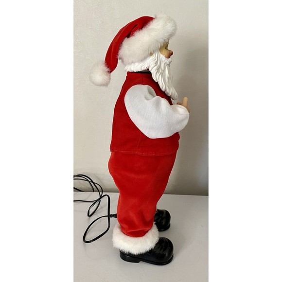 Vintage Animated Dancing Singing Santa 1999 Santa Musical Christmas Tested Works - Picture 5 of 11